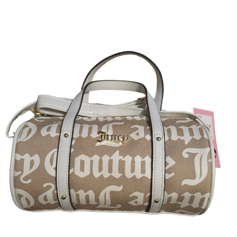 Juicy Couture mini Barrel Bag sand oyster purse